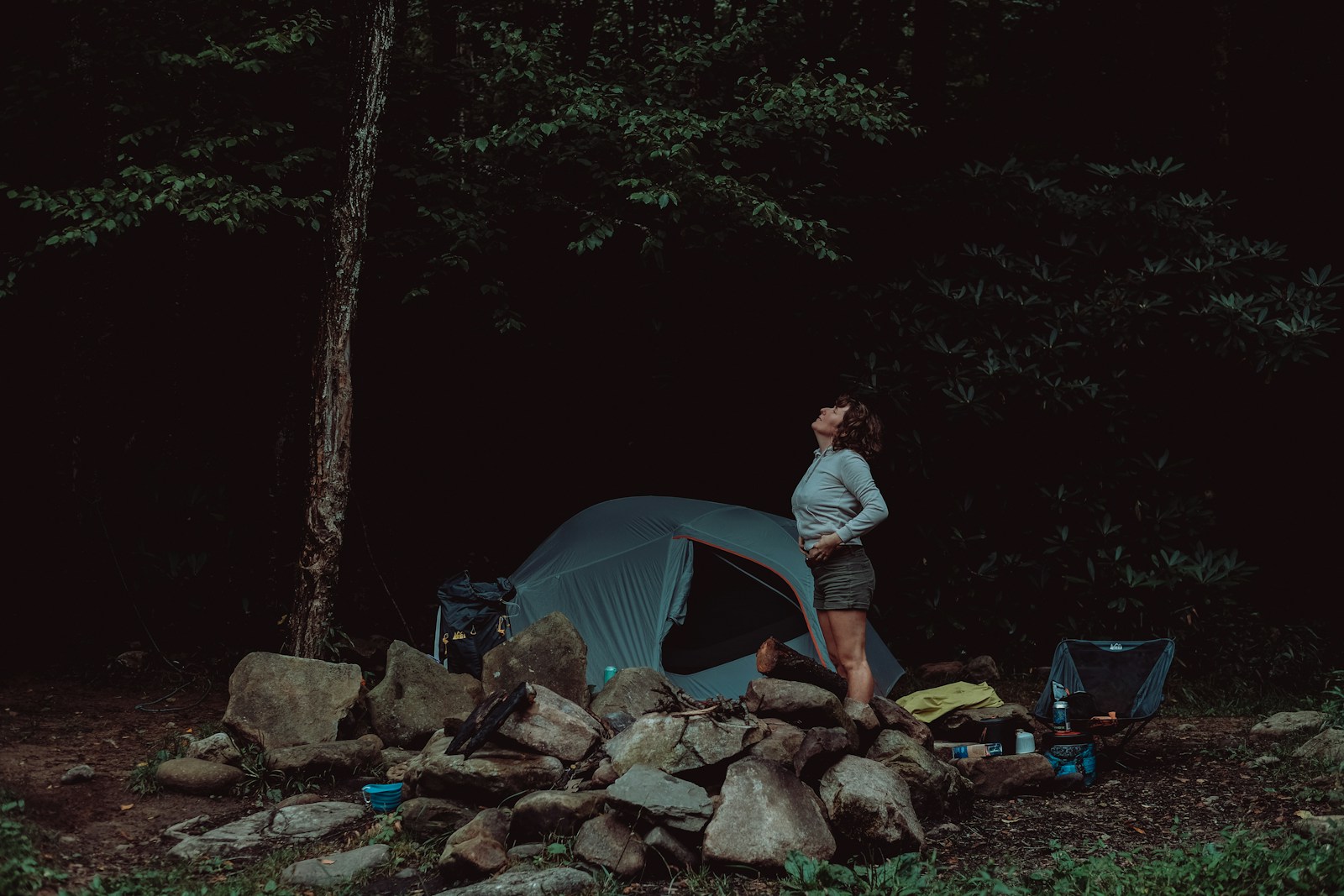 Camping dans la nature