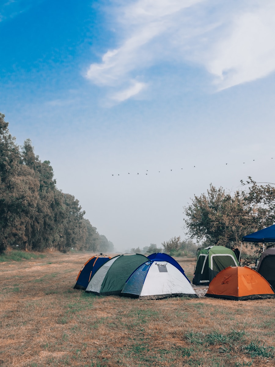 Camping dans la nature