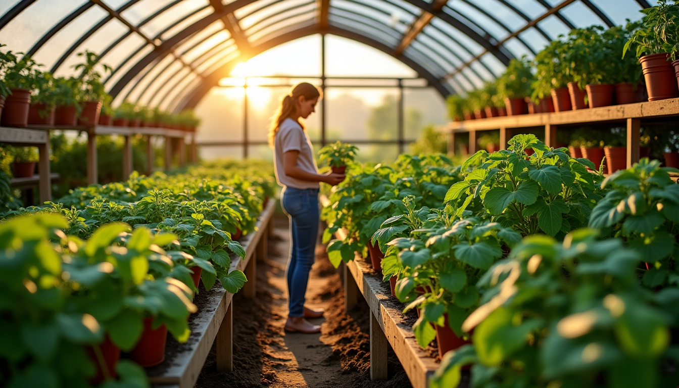 Que planter dans une serre en verre ? Le calendrier de culture idéal